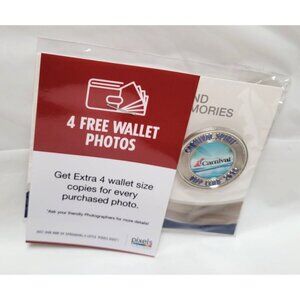 Carnival VIFP Club Spirit Collectible Hat Lapel Platinum Pin Wallet Photos Promo